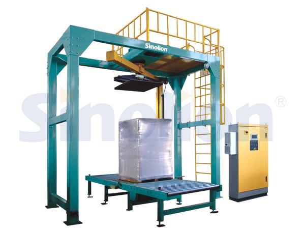 R1800FZ-PLCS懸臂壓頂在線式纏繞包裝機(jī)